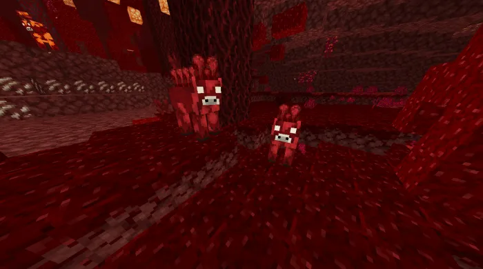 Nether Wart Mooshrooms