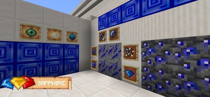 Sapphire Items and Blocks: Screenshot