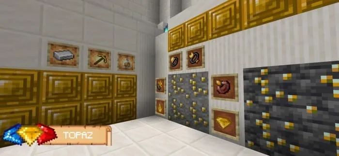 Topaz Items and Blocks: Screenshot