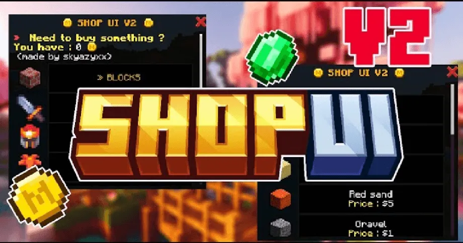 Thumbnail: Shop UI Addon V2.0.3 | [1.20.80+]