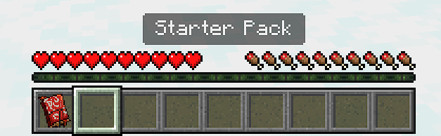 Starter Pack in the Inventory