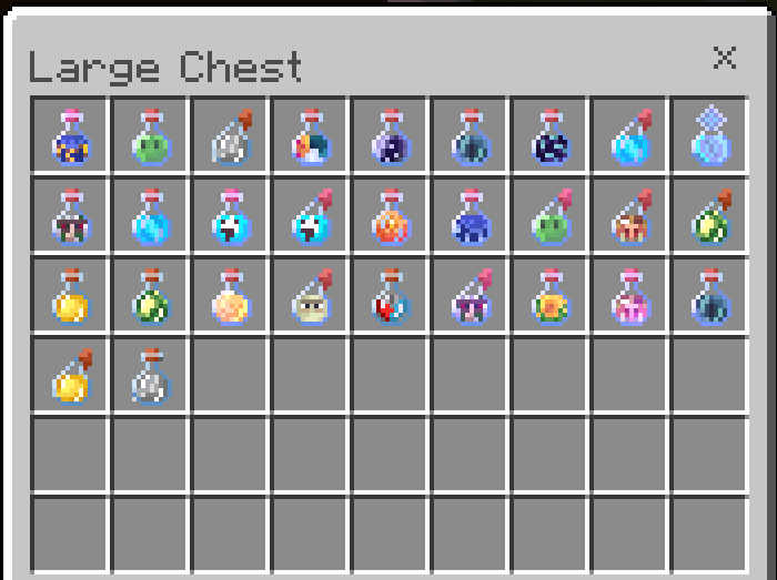 All the New Potions