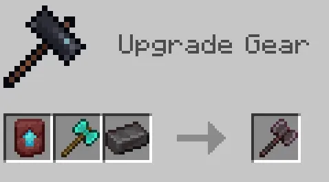 Netherite Battleaxe Recipe
