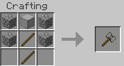 Stone Battleaxe Recipe