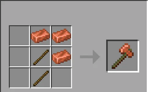Copper Axe Recipe