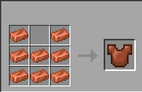 Copper Chestplate Recipe