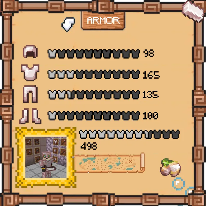 Rose Gold Armor Stats