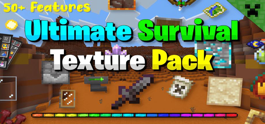 Thumbnail: Ultimate Survival Texture Pack v3.7 [Hotfix Update]