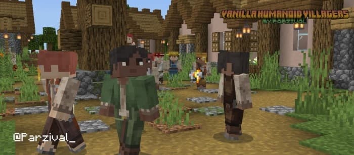 Vanilla Humanoid Villagers: Screenshot 2