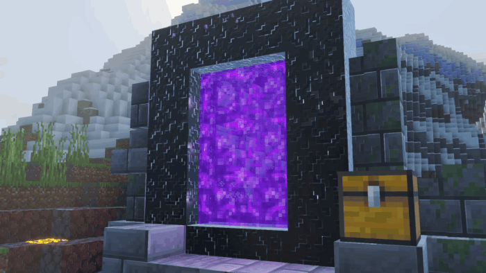 New visual effect for Nether Portal: Animation