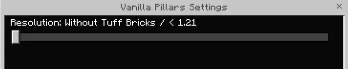 Resolution: Without Tuff Bricks