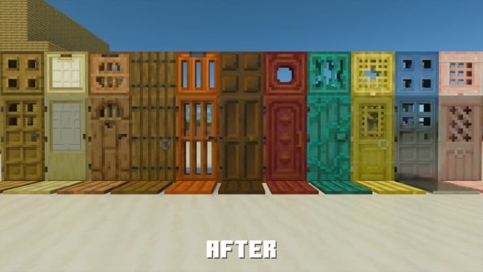 Color-Corrected Doors: After