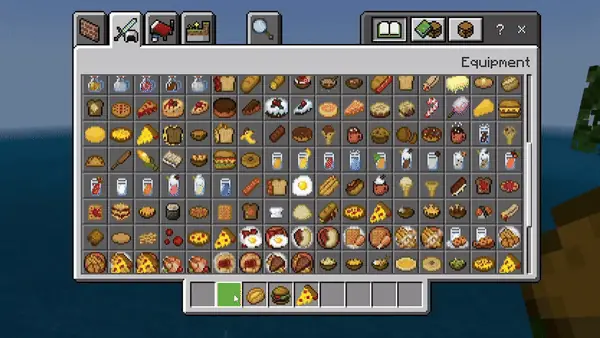 AppleSkin Bedrock: Demonstration