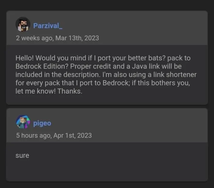 pigeo's Permission for Parzival_
