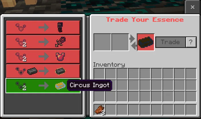 Circus Ingot Trade