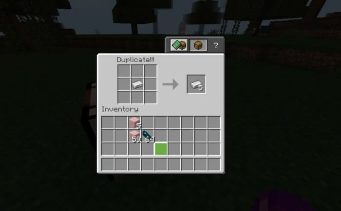 Iron Duplication Recipe