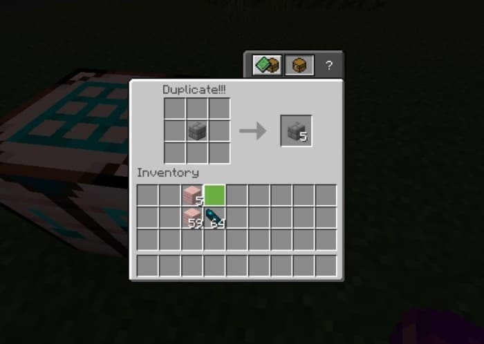 Stone Bricks Duplication Recipe