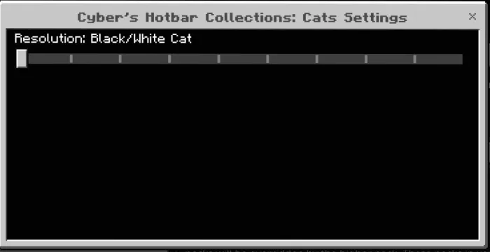 Resolution: Black/White Cat