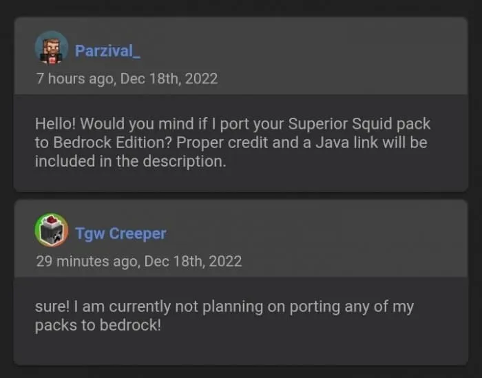 Tgw Creeper's Permission for Parzival_