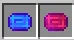 Blue and Red Gems