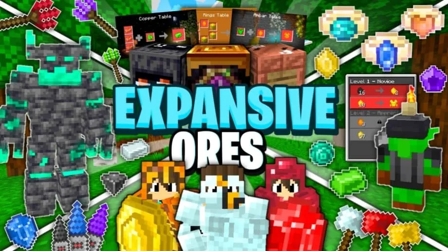 Thumbnail: Expansive Ores Addon V2.4.6