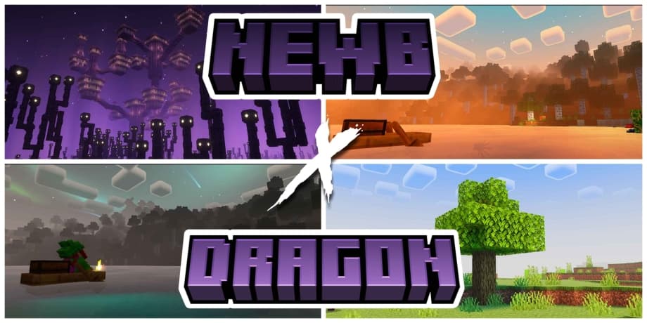 Thumbnail: Newb X Dragon Shader | Support RenderDragon (Compatible With 1.21+ Apk Patch)