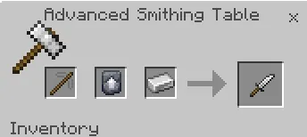 Iron Dagger Recipe