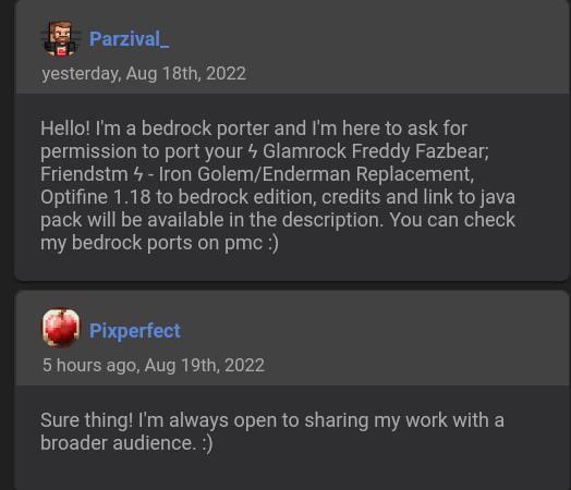 Pixperfect's Permission for Parzival_