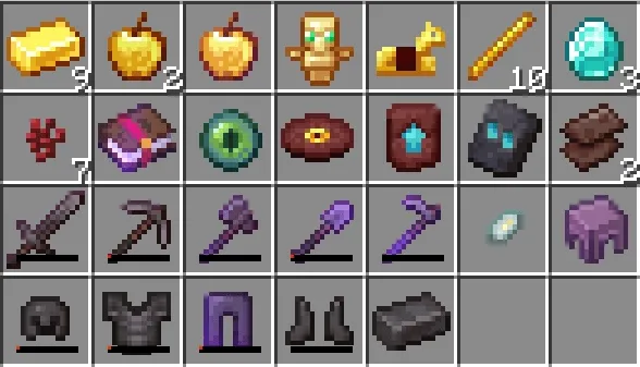 Piglin Crate Loots