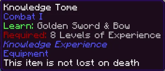 Knowledge Tome Description