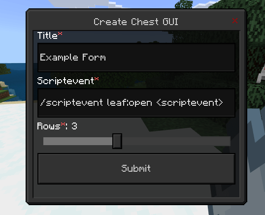 Chest GUI: Screenshot 2