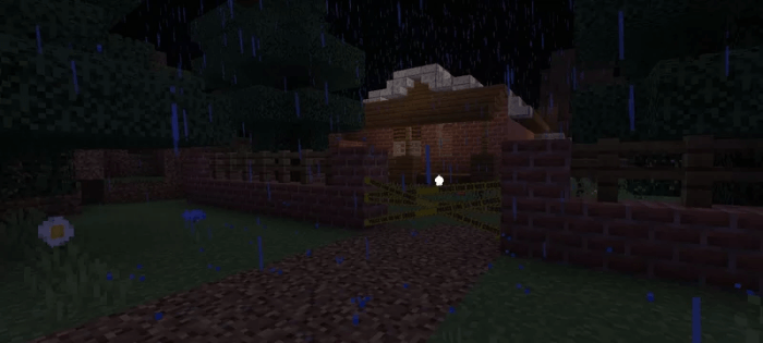 Front yard of the house: Screenshot