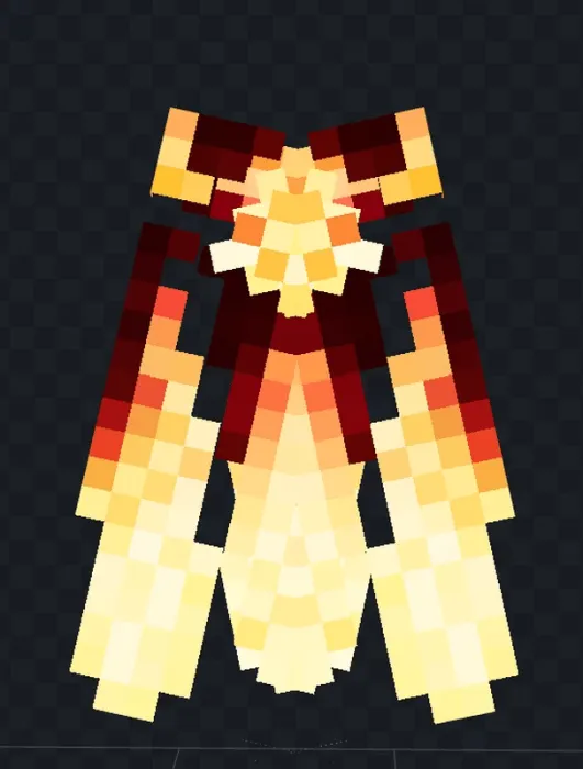 Blaze Dragonfly Elytra: Standing