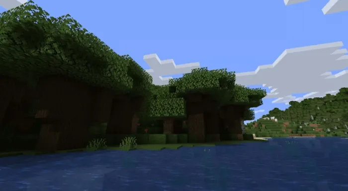 Dark Oak Forest - After: Screenshot