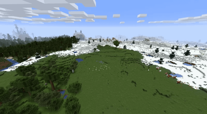 Plains Biome - After: Screenshot