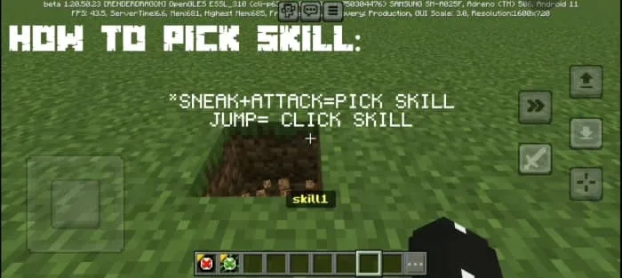 How to pick skill: Screenshot 2