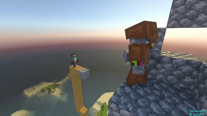 Terminator Builds Blocks: Screenshot 1