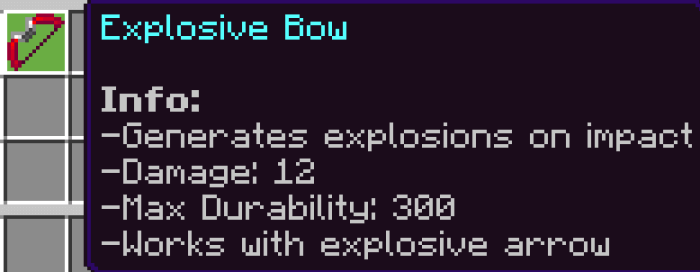 Explosive Bow Info