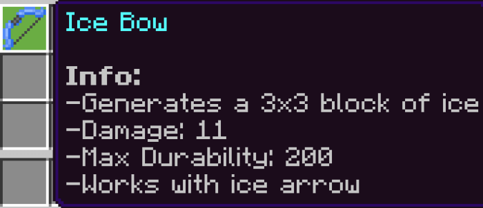 Ice Bow Info
