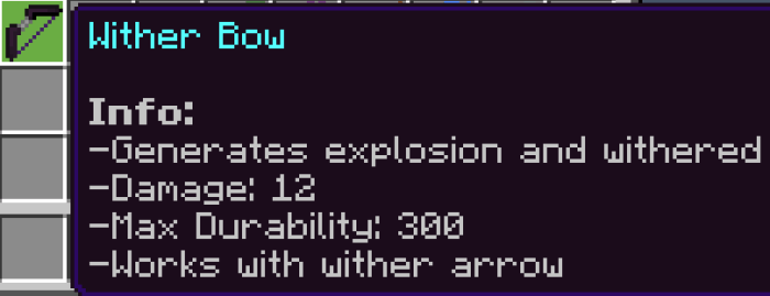 Wither Bow Info