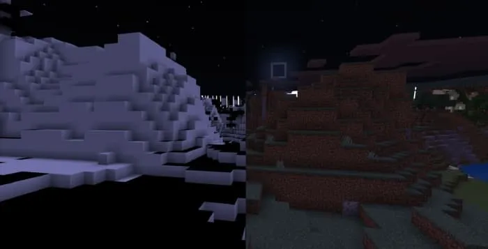 Overworld with Texture Pack: Screenshot