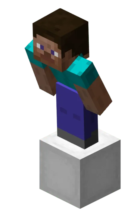 Player crouch on block