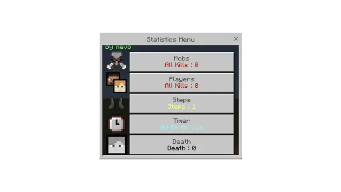 Statistics Menu