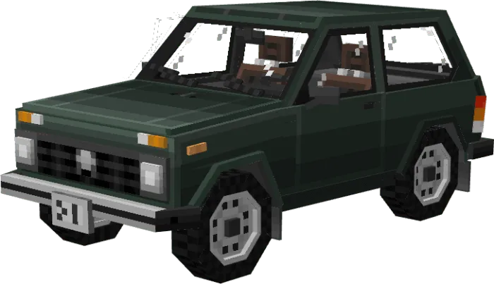 Dark Green VAZ-2121 Niva
