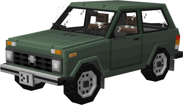 Green VAZ-2121 Niva