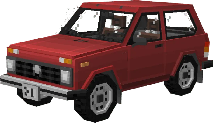 Red VAZ-2121 Niva