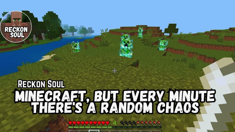 Thumbnail: Minecraft, But Every Minute There's a Random Chaos v4