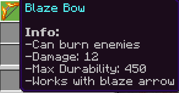 Blaze Bow Info