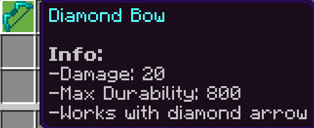 Diamond Bow Info