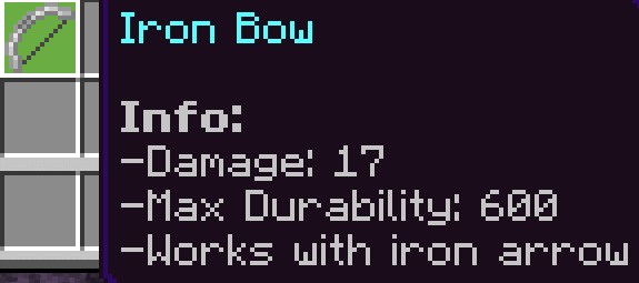 Iron Bow Info